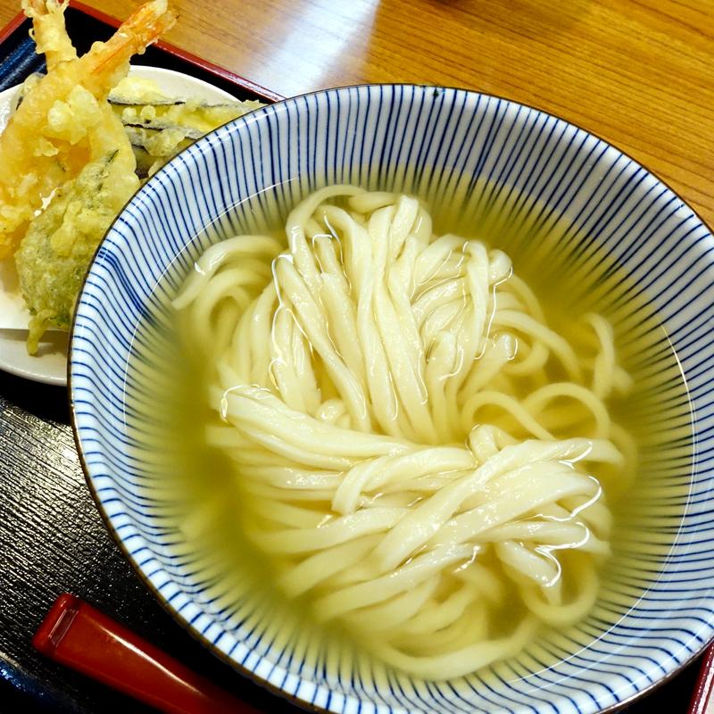 （冷）海老天うどん(うどん一福)