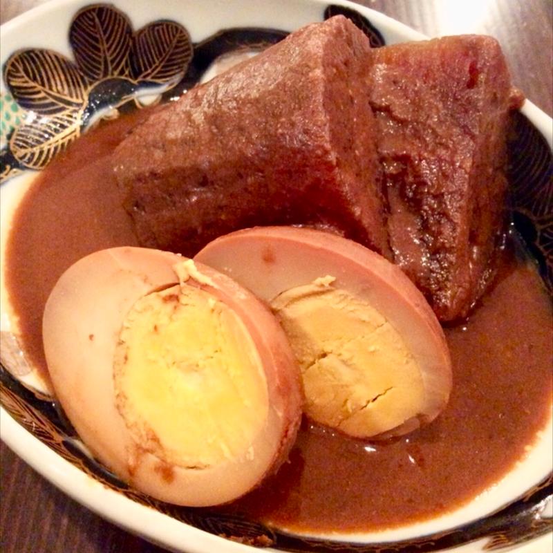 味噌おでん(大根と玉子)(山虎)