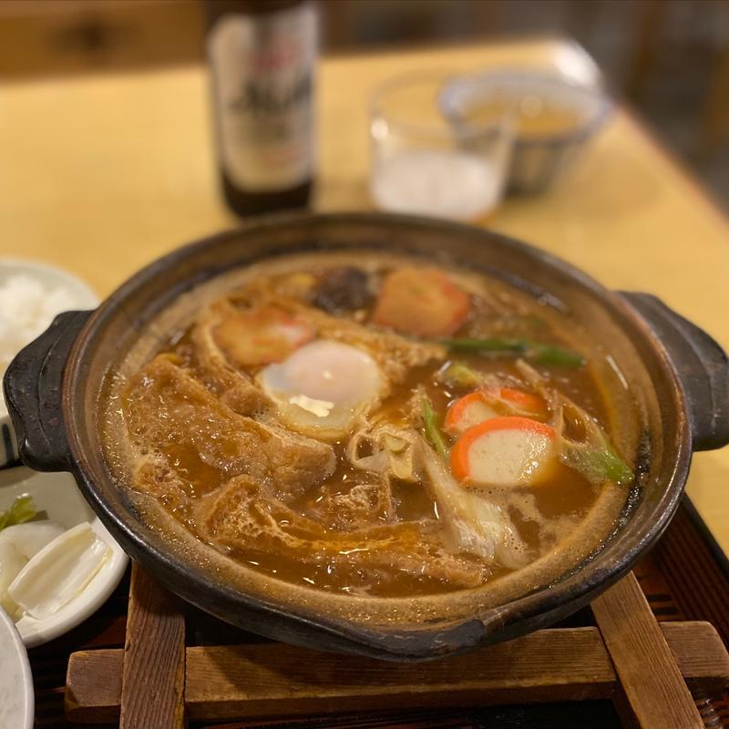 味噌煮込みうどん(ちとせ屋)