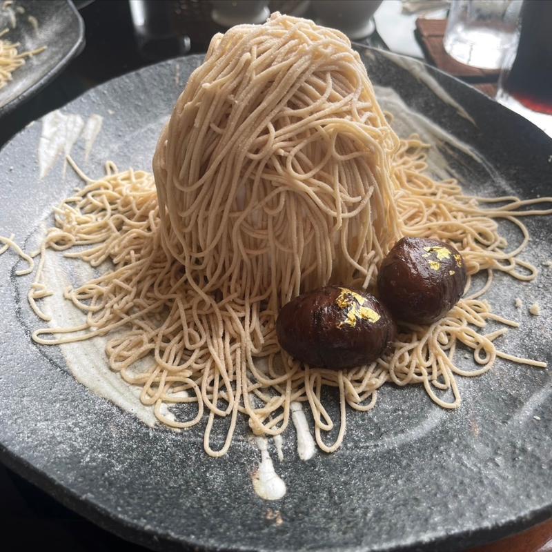 極　和栗のモンブラン(エクシブ京都 八瀬離宮)