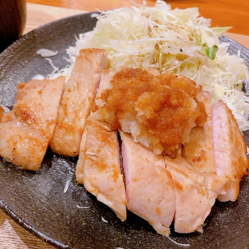 和風おろしトンテキ(肉のやま金)