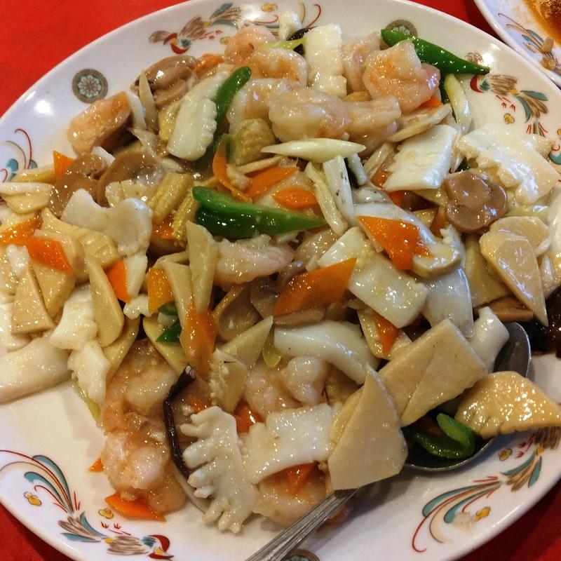 海の幸合い炒め(満堂紅)