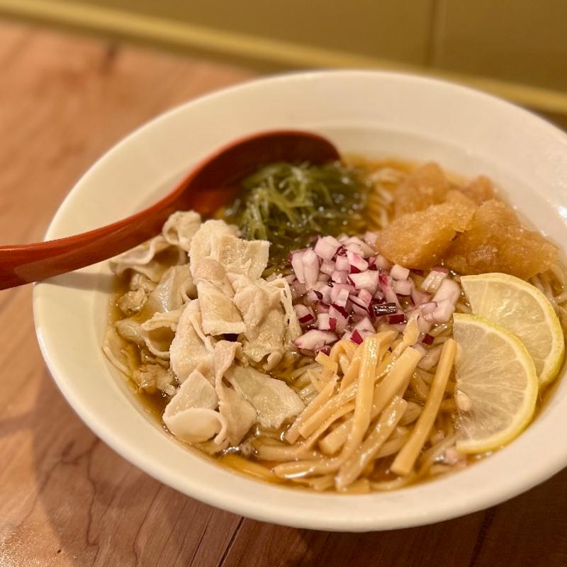 夏季限定/冷製豚にぼ中華そば(in EZO 本店)