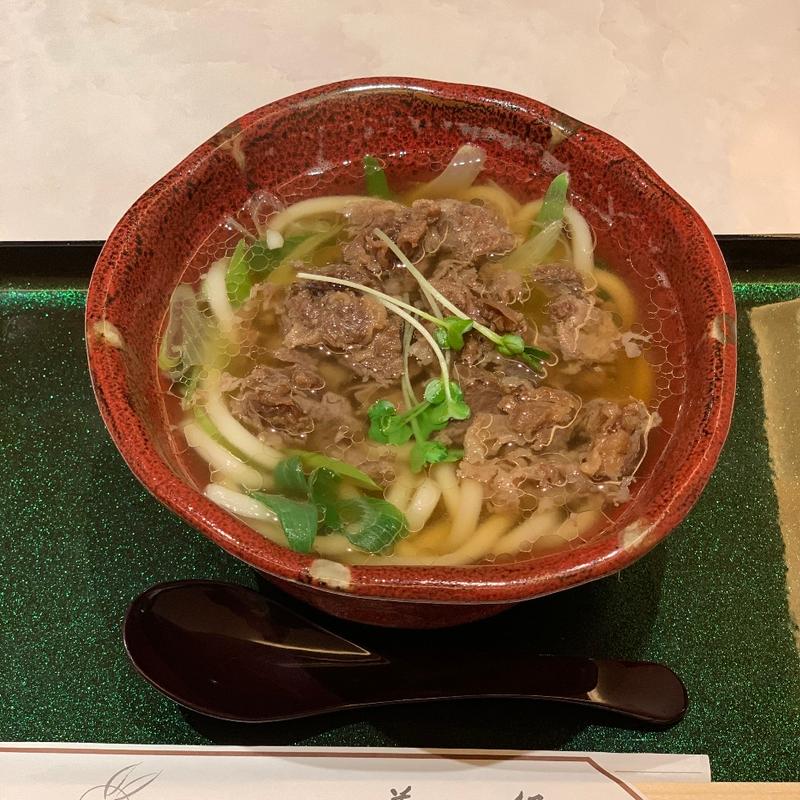 肉うどん(美々卯 空味)