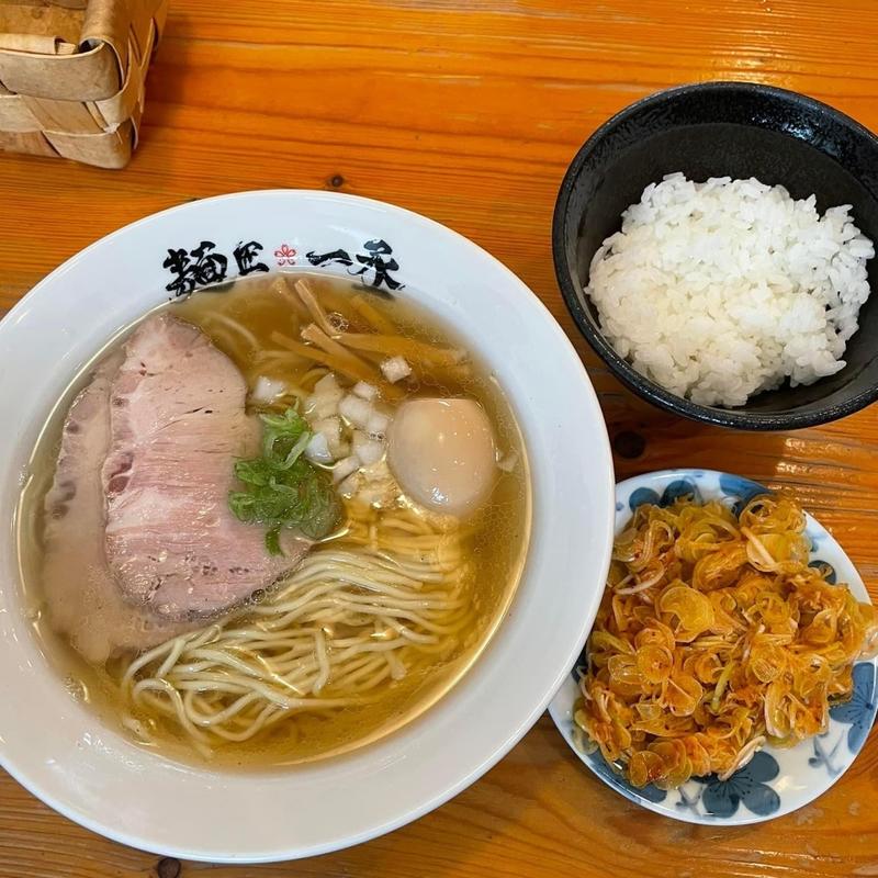 鰆油の塩 辛ネギ ライス(麺匠 一丞)