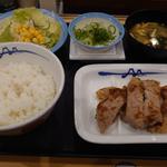 肉厚豚焼肉定食＋納豆(松屋 郡山芳賀店 )