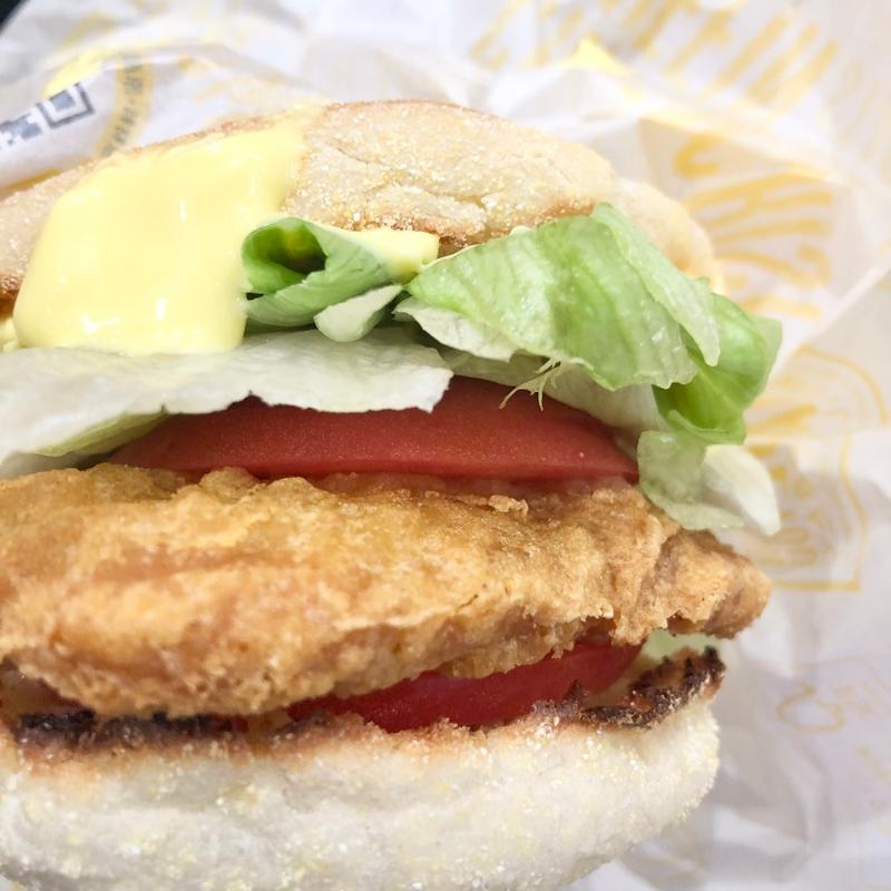 チキンクリスプマフィンのセット(マクドナルド 学芸大店)