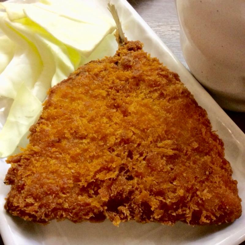 アジフライ(かどや 上りホーム店)