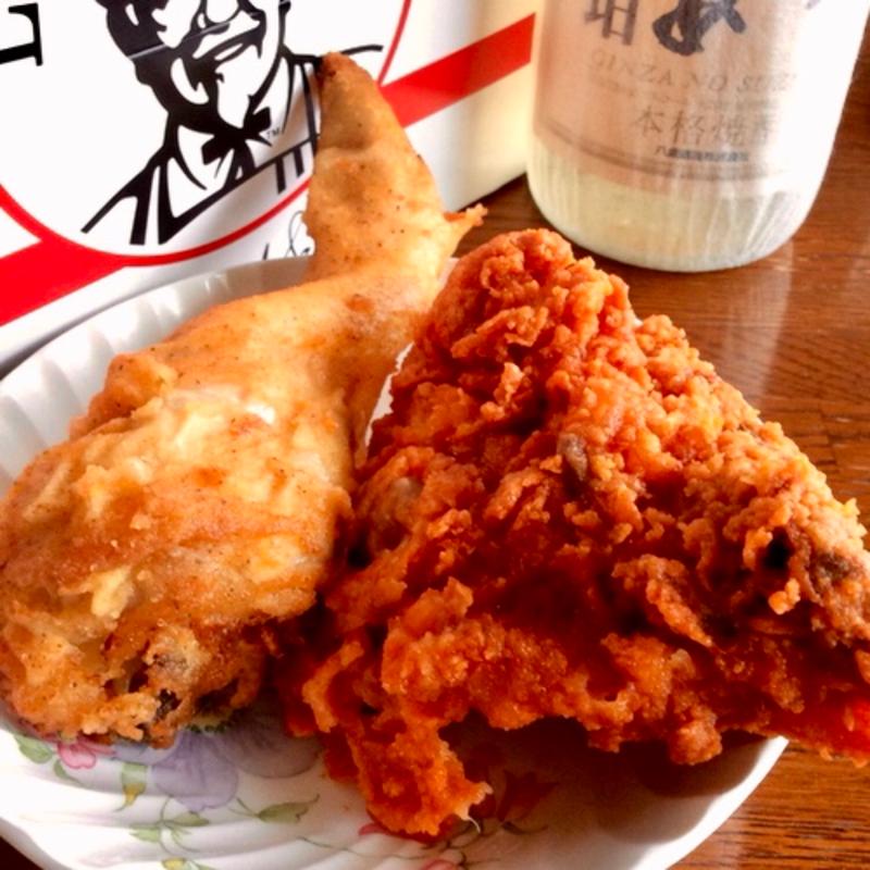 オリジナルとレッドホット(ケンタッキーフライドチキン南陽通り店)