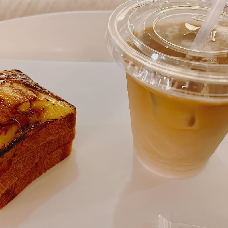 ティータイムセット（クレープブリュレ）(JEAN FRANÇOIS（ジャン・フランソワ） エチカ表参道店)