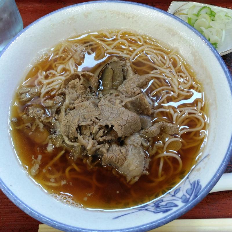 牛肉そば(福はら 仙台駅東口本店)