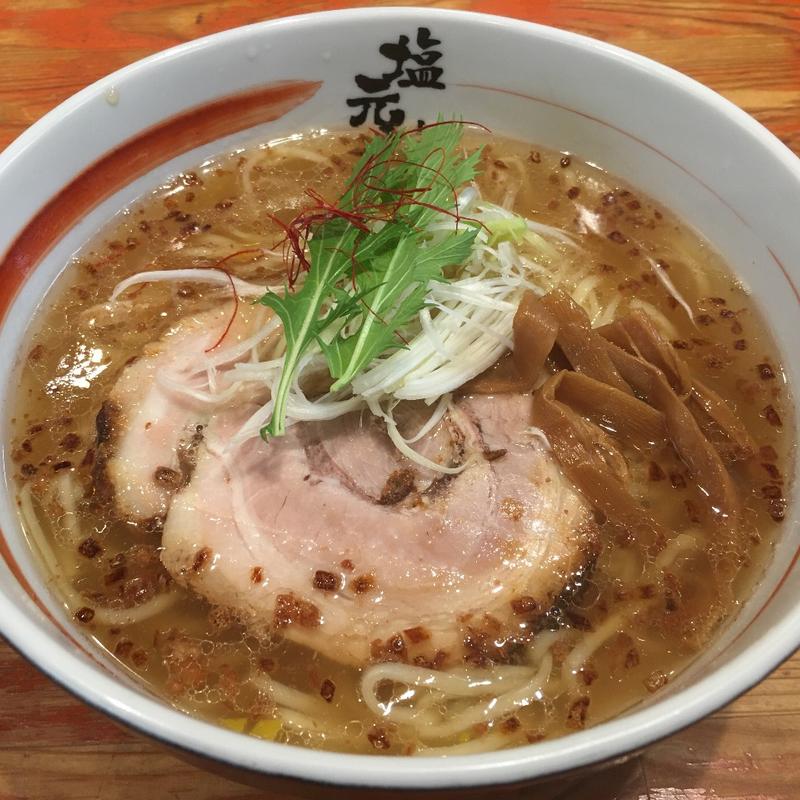 天然塩ラーメン(泉佐野塩元帥)