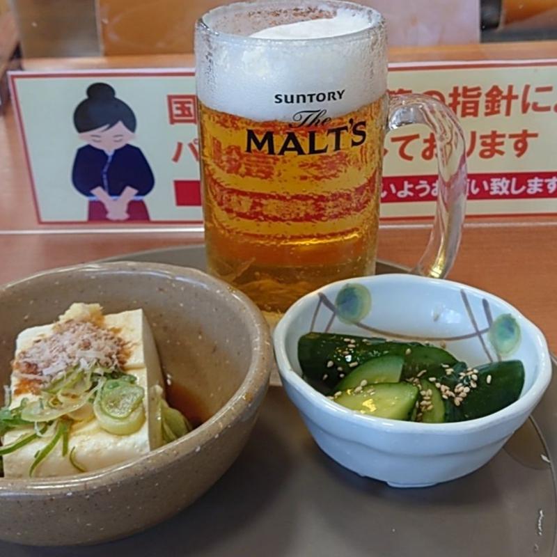 おつまみセット(湯楽の里 土浦店)