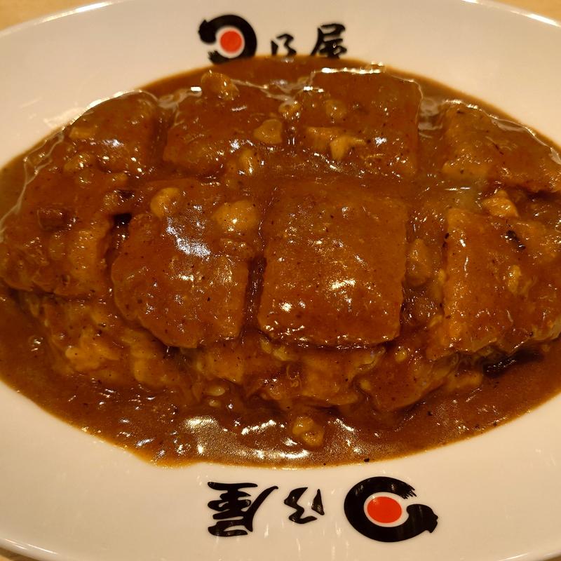 名物カツカレー(日乃屋カレー 土浦店)