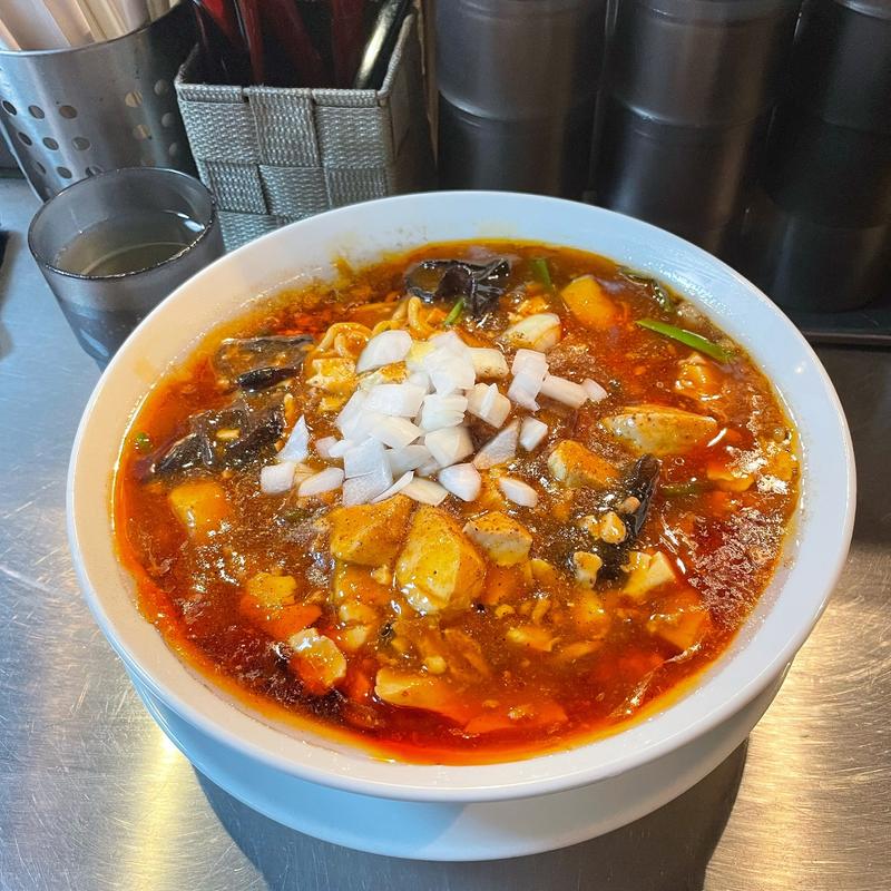 背脂煮干麻婆麺(麺屋 愛心 町屋店 )