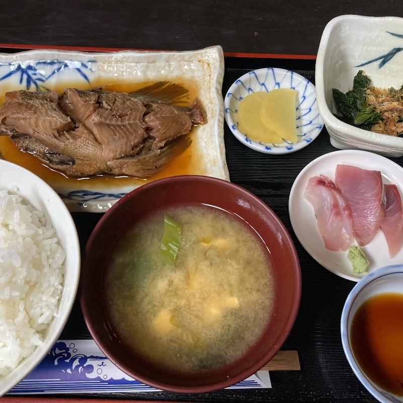 柳の舞煮付け定食(味処 浜益)