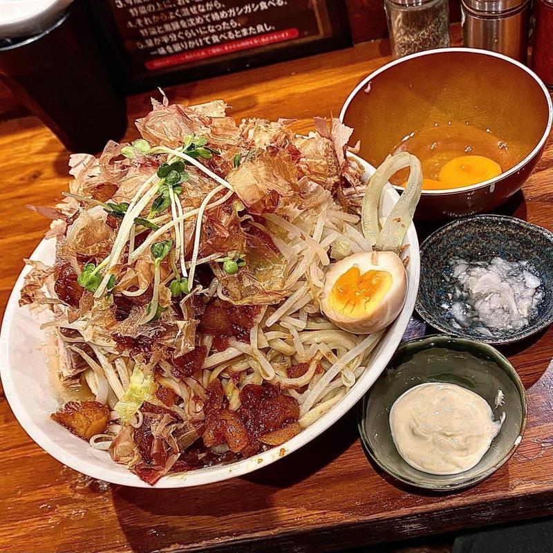 のスた的まぜ油そば 賄いルーシー 大盛(のスたOSAKA 難波千日前店  （ノスタオオサカ）)