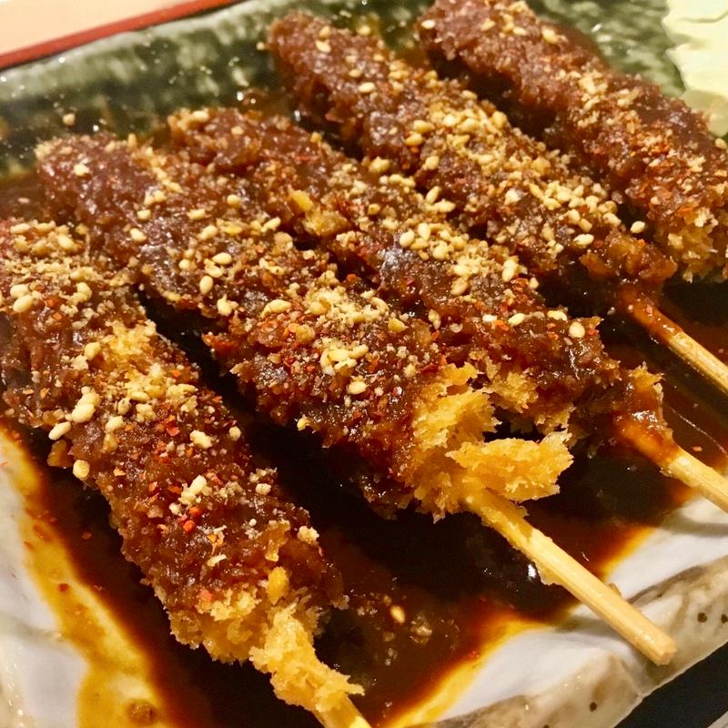 串かつ(矢場とん 大阪 阪急三番街店)