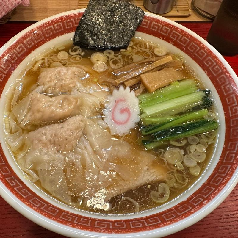 ワンタン麺(麺創庵 砂田)