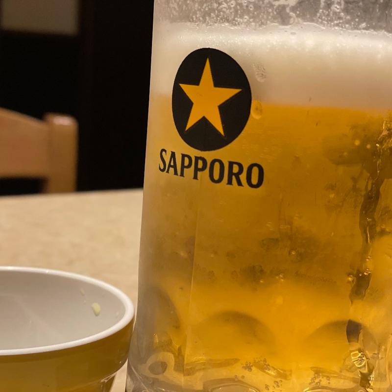 生ビール（大）(肉の大山 上野店)