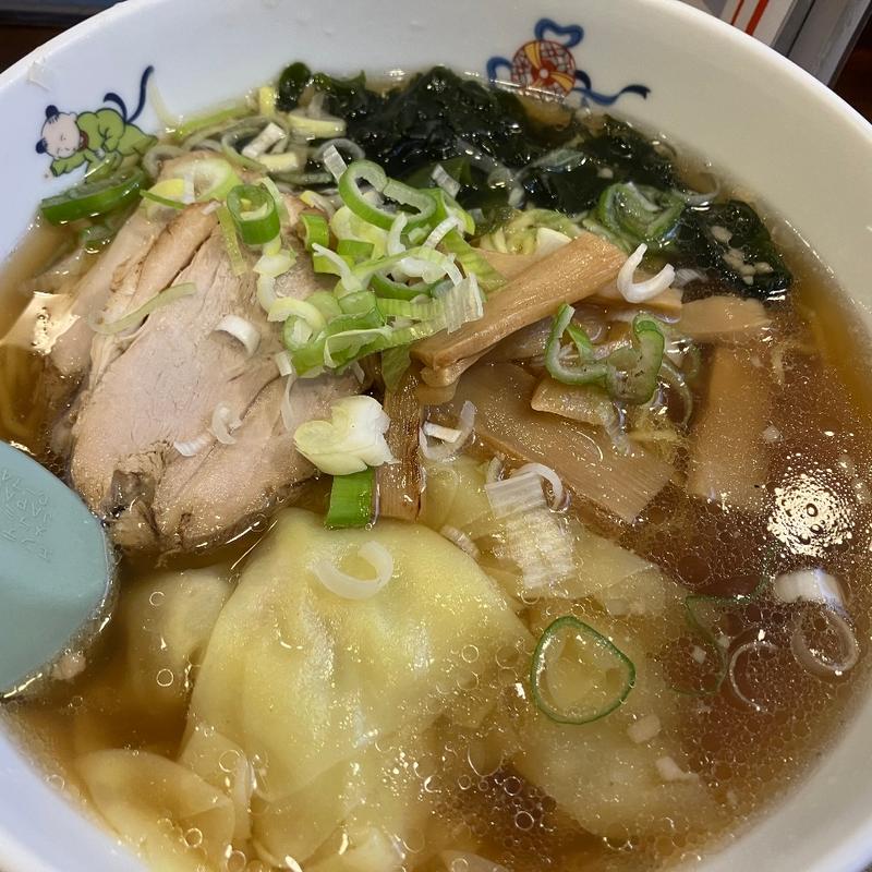 ワンタンメン(天龍 本店)