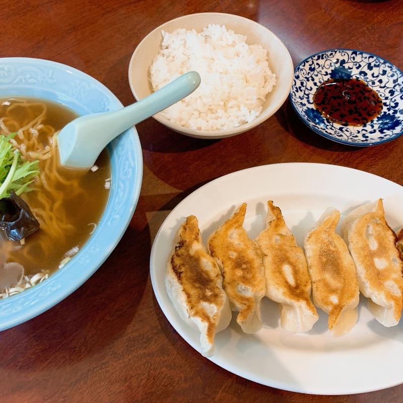 ランチMENUラーメン餃子(餃子のハルピン)