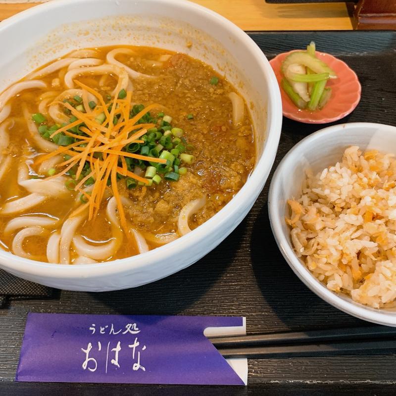 カレーうどん(うどん処おはな)