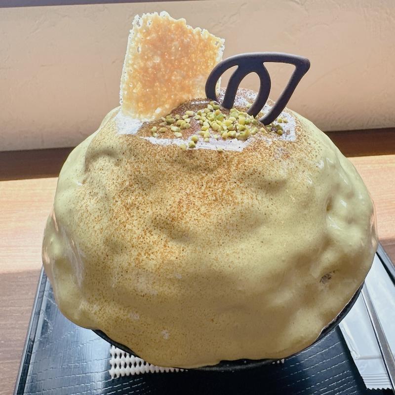 ピスタチオフルーツショコラ(かき氷 はるかふぇ)