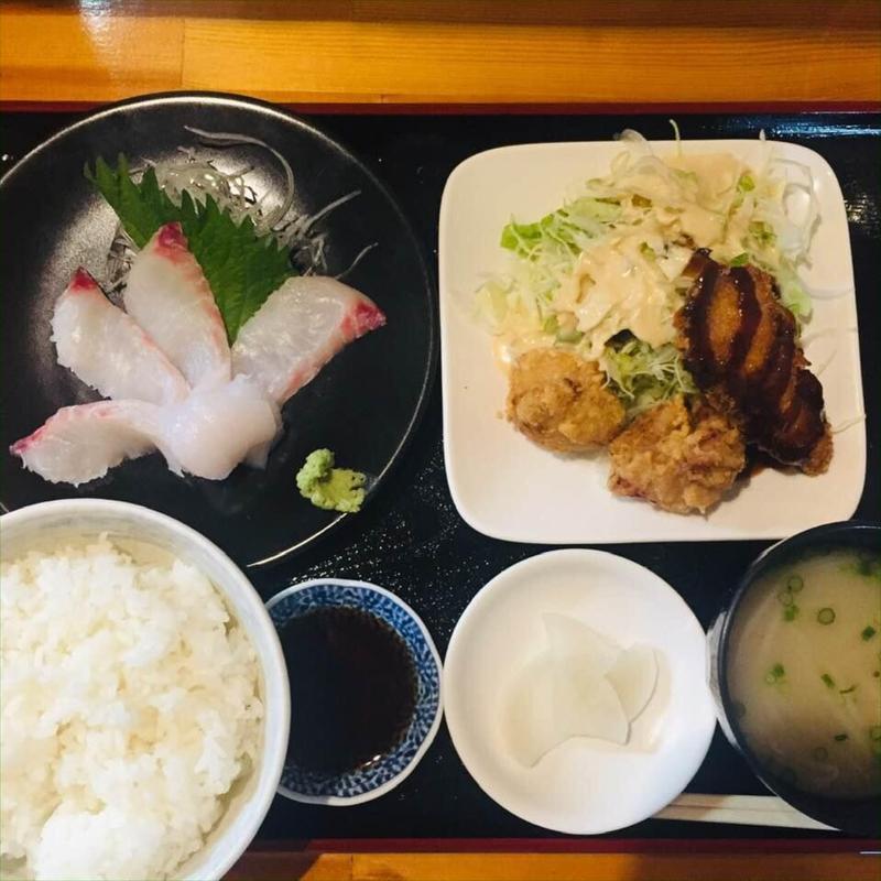 刺身定食(ずぼらや四季)