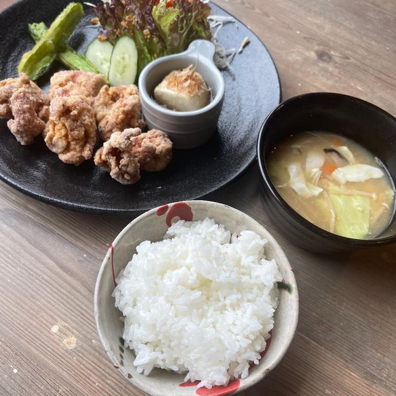 唐揚げ定食(MINI CAFE)