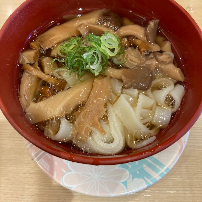 きのこあんかけきしめん(魚魚丸 緑区鹿山店)