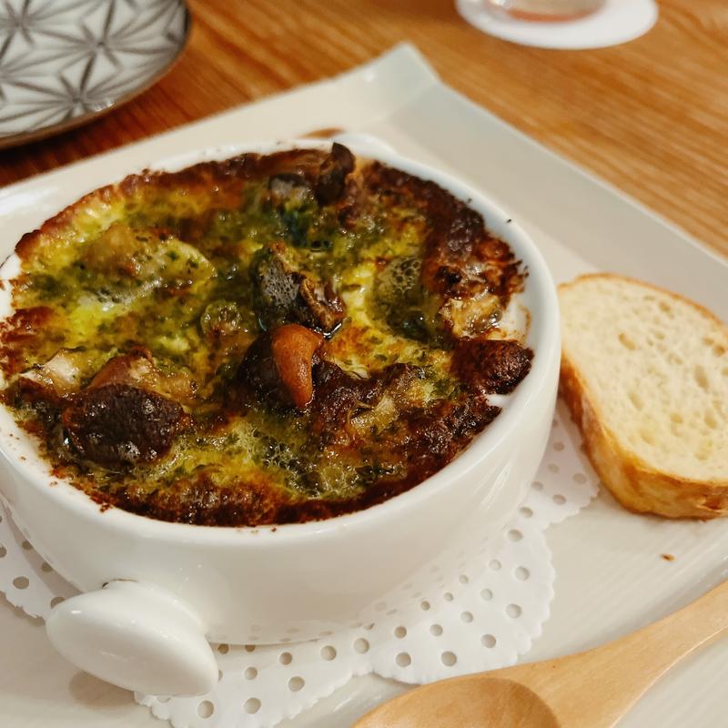 北海道物産青つぶ貝のエスカルゴバター焼き(BRASSERIE OSAKI（ブラッスリー オオサキ）)