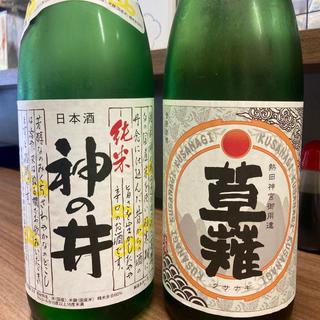 日本酒(神の井、草薙)(居酒屋 大ちゃん)