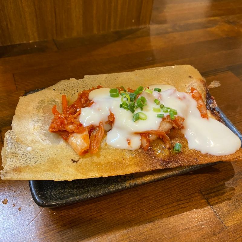 キムチチーズ餃子(大衆酒場みつ星餃子 七日町店)
