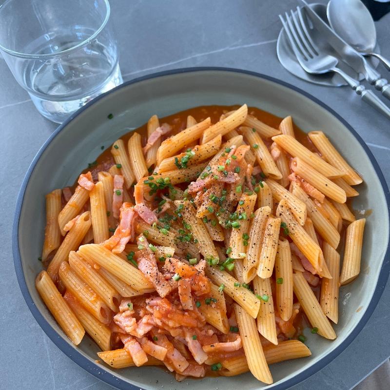 ペンネーアマトリチャーナ(伴山カフェ HAN-YAMA-CAFE)