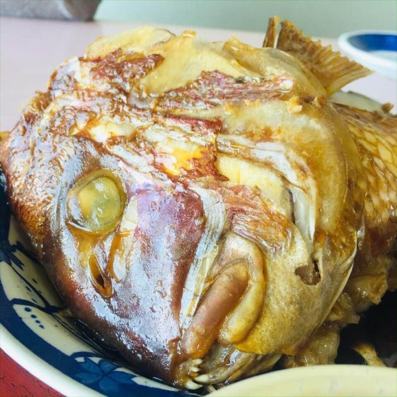 真鯛のおかしら_あらだき御膳(河丁 （かわちょう）)