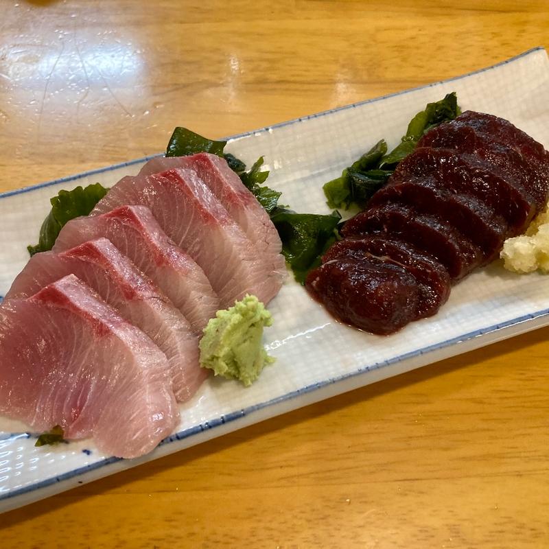 いなだ刺身&くじら刺身(しげきん)