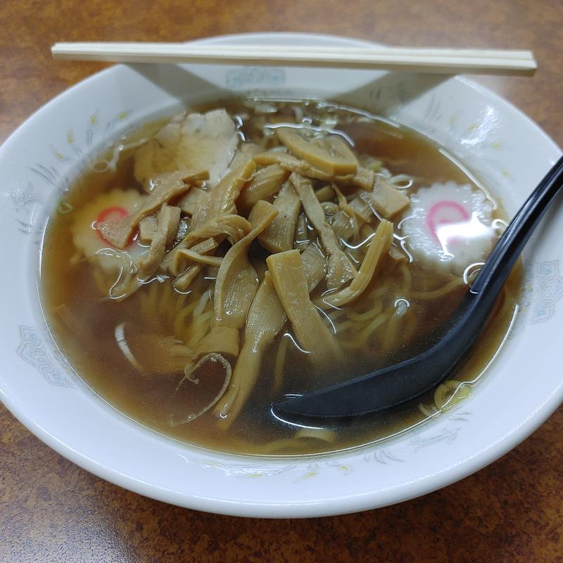 メンマラーメン(黒龍)