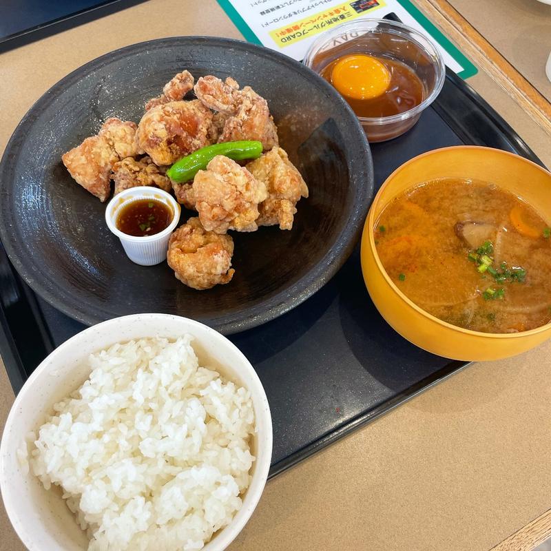 唐揚げ定食だぶる(魚沼食堂)