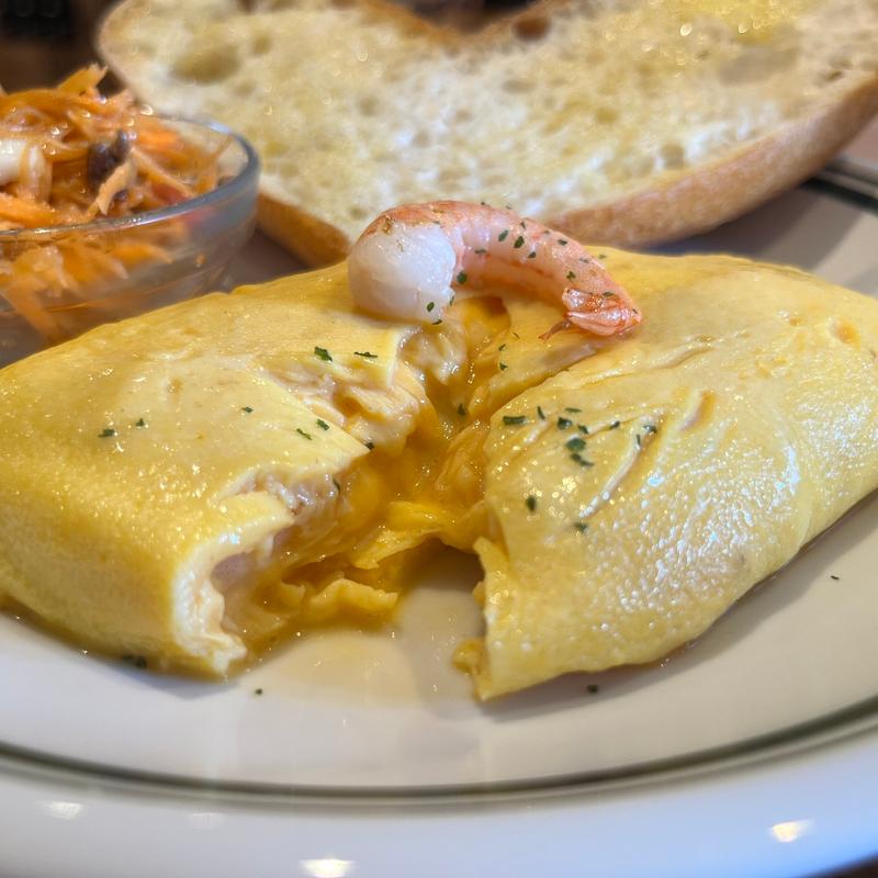 オムレツ(エビ＆チーズ)(COFFEECHROME)