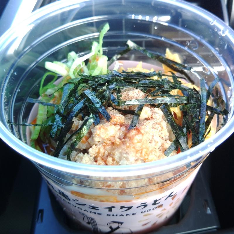 ピリ辛肉そぼろぶっかけ(丸亀製麺 一関中里)