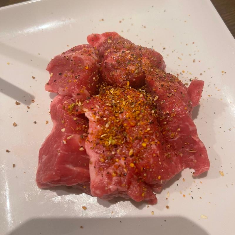 ひとくち赤身ロースステーキ さっぱりおろしポン酢 (焼肉ダイニング ワンカルビ 三木店)