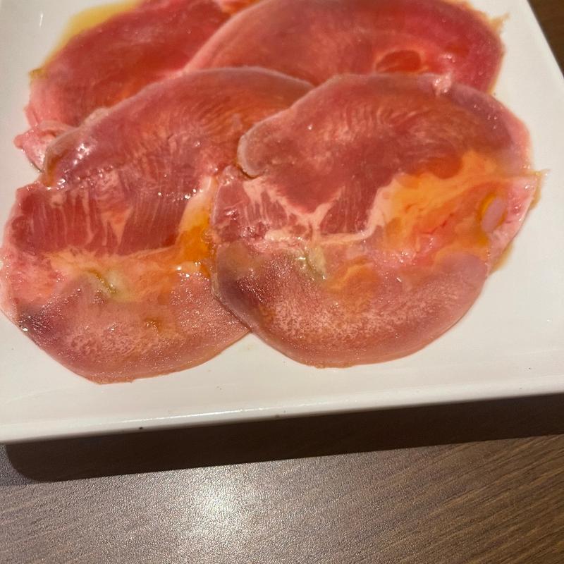 ねぎ塩タン(焼肉ダイニング ワンカルビ 三木店)