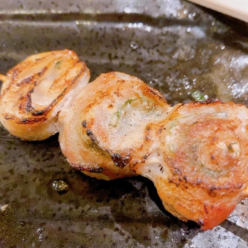 豚しそ巻き(炭火串焼 轟)