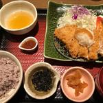 梅おろしチキンかつとひじきご飯定食(大戸屋 シャポー市川店 )