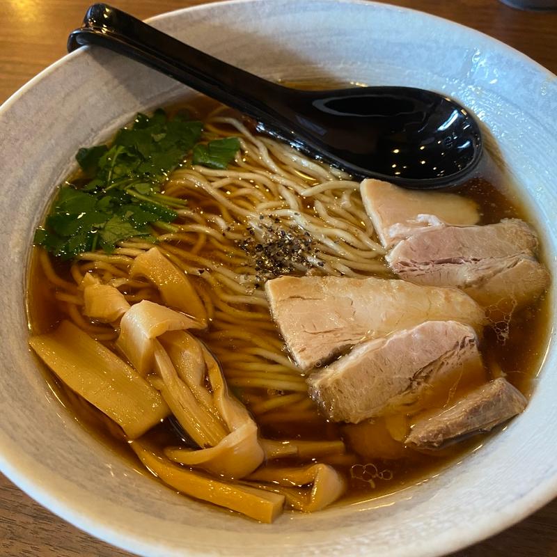 魚貝そば(ねぎ抜き)(支那そば 無双庵 )