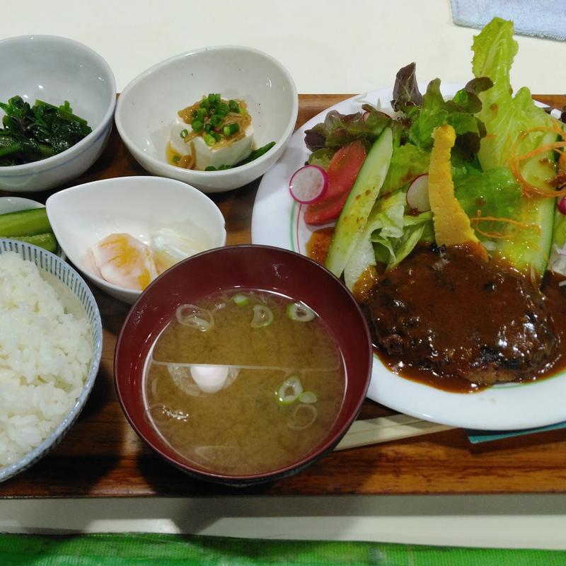ハンバーグ定食(光)
