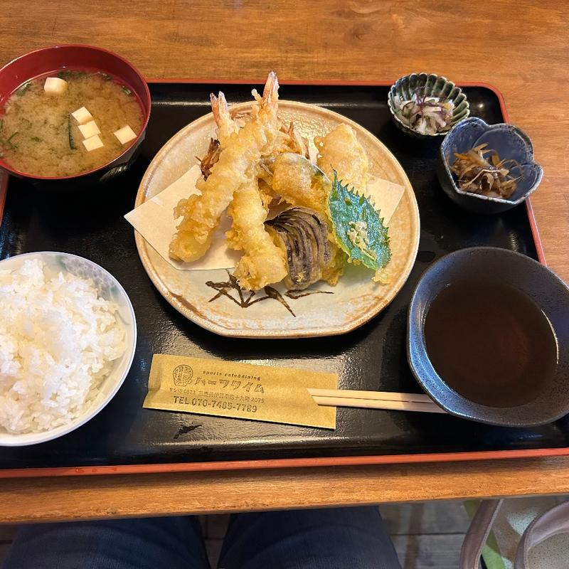 天ぷら定食(ハーフタイム)