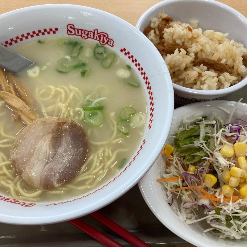 ラーメンサラダセット(スガキヤ 鳴海西友店)