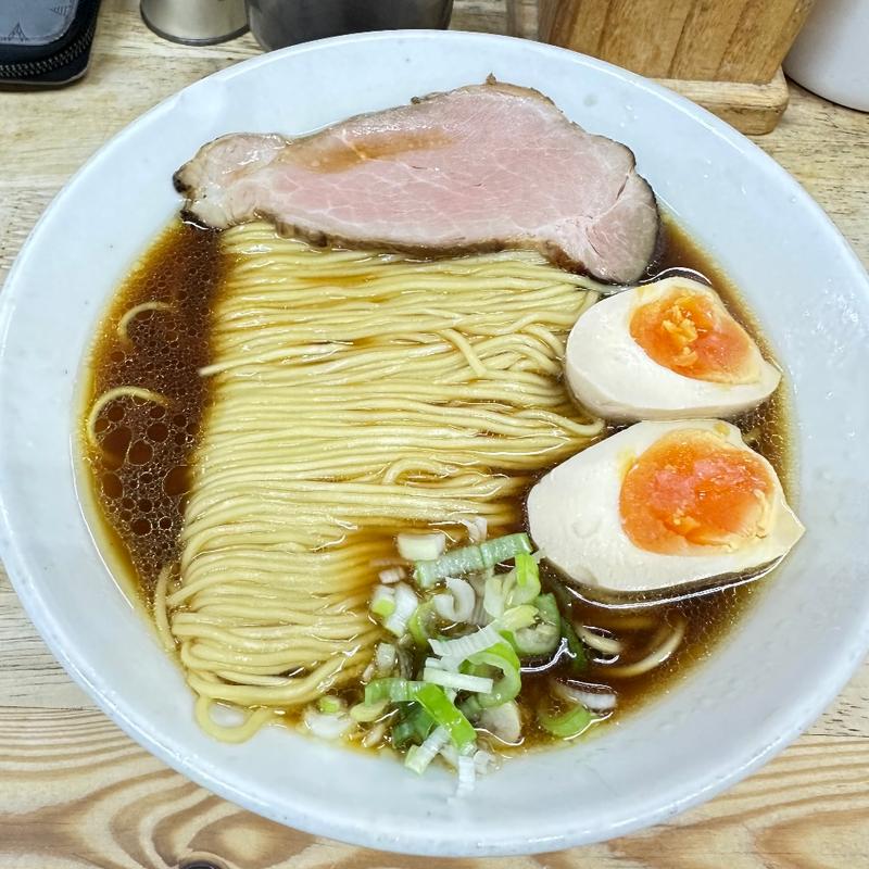 味玉醤油そば(らーめん まつや)